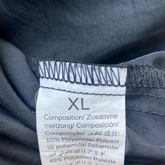 Cargo Parachute Pants Womens Sz XL Black Lightweight Streetwear - Picture 6 of 6